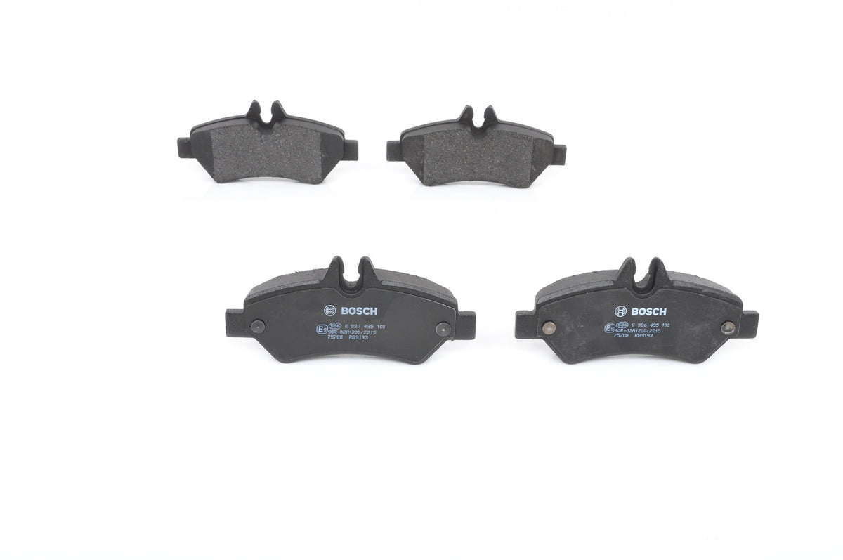 set placute frana,frana disc 0 986 495 100 BOSCH