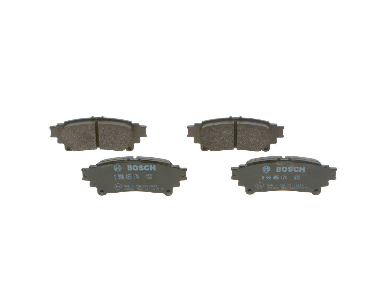 set placute frana,frana disc 0 986 495 174 BOSCH