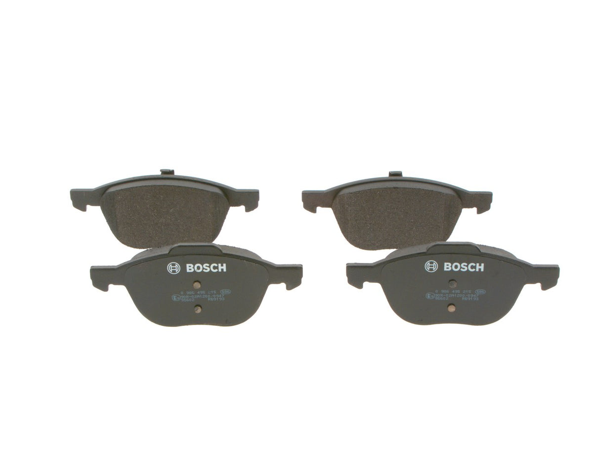 set placute frana,frana disc 0 986 495 215 BOSCH