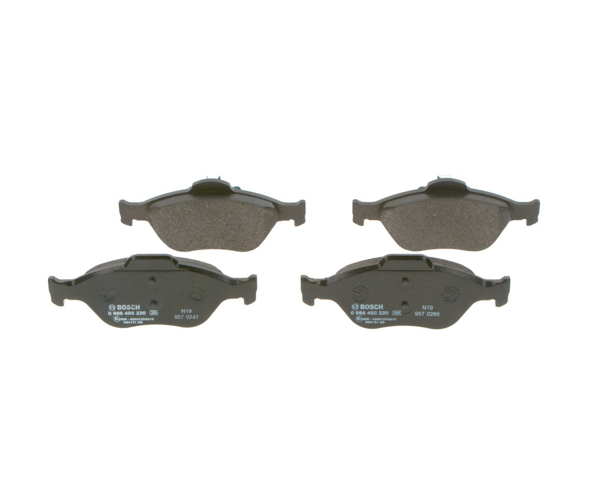 set placute frana,frana disc 0 986 495 220 BOSCH