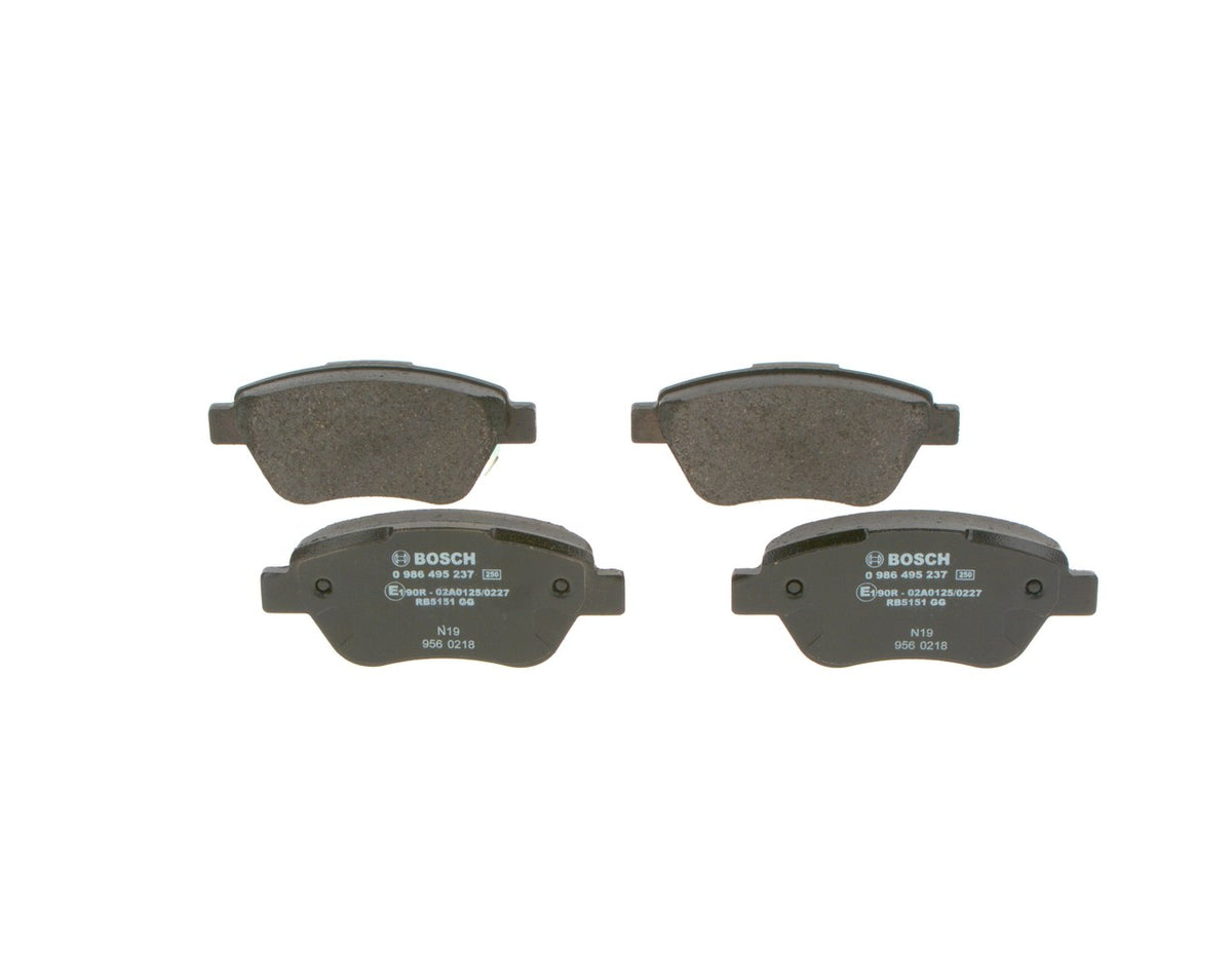 set placute frana,frana disc 0 986 495 237 BOSCH