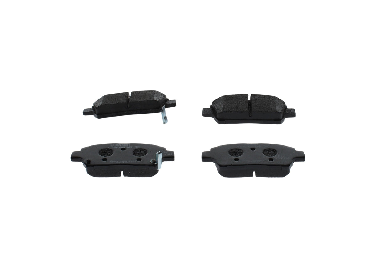 set placute frana,frana disc 0 986 495 242 BOSCH