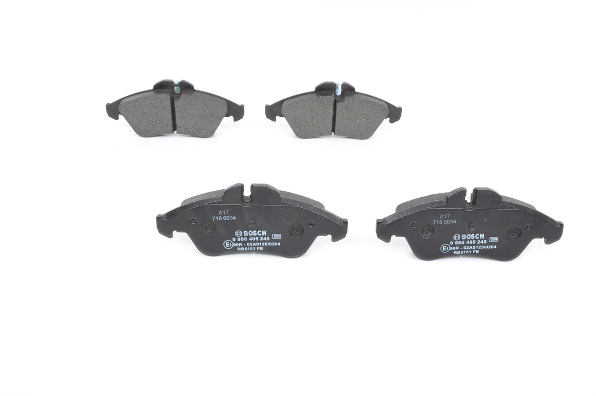 set placute frana,frana disc 0 986 495 245 BOSCH