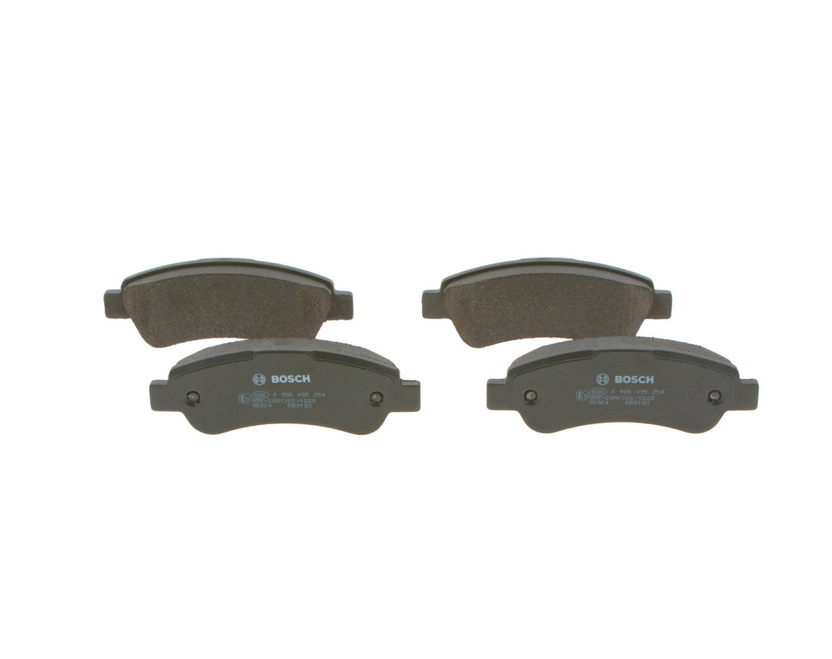 set placute frana,frana disc 0 986 495 254 BOSCH