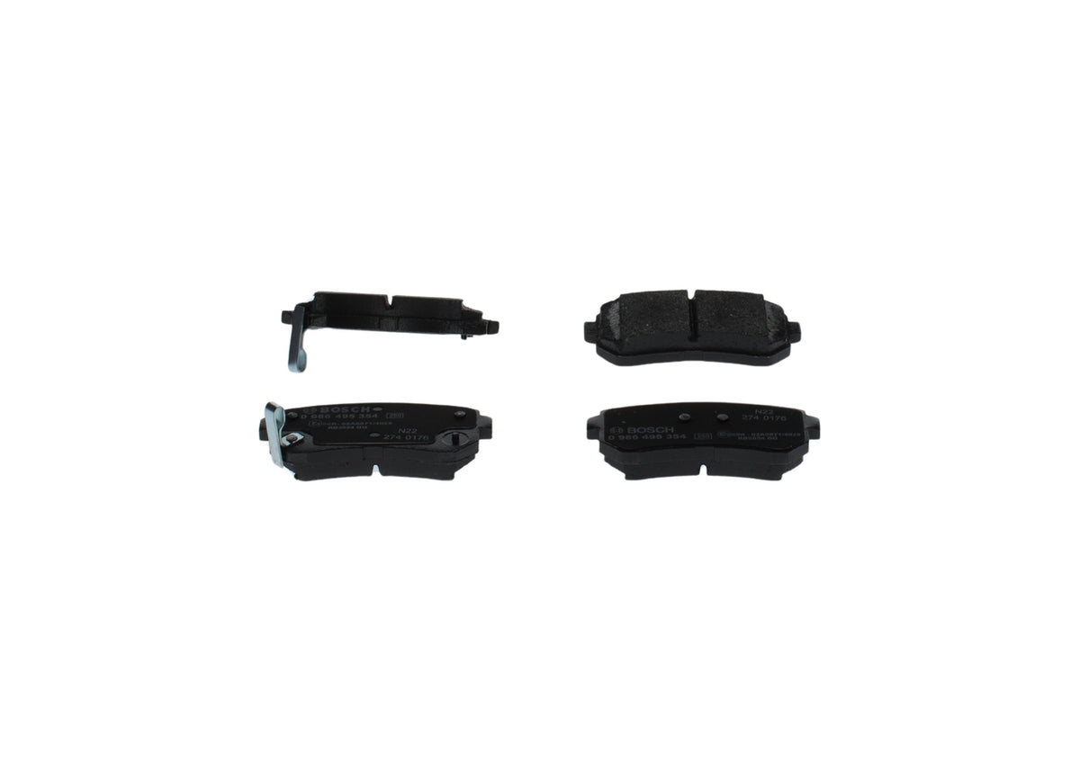 set placute frana,frana disc 0 986 495 354 BOSCH
