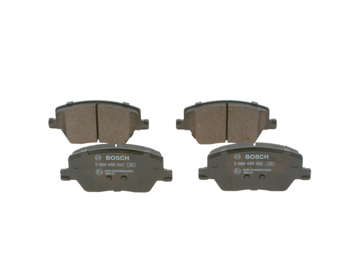 set placute frana,frana disc 0 986 495 392 BOSCH