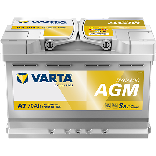 Acumulator Varta SILVER dynamic AGM 70Ah 760 A - 12218667