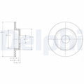 Disc frana BG3761 DELPHI