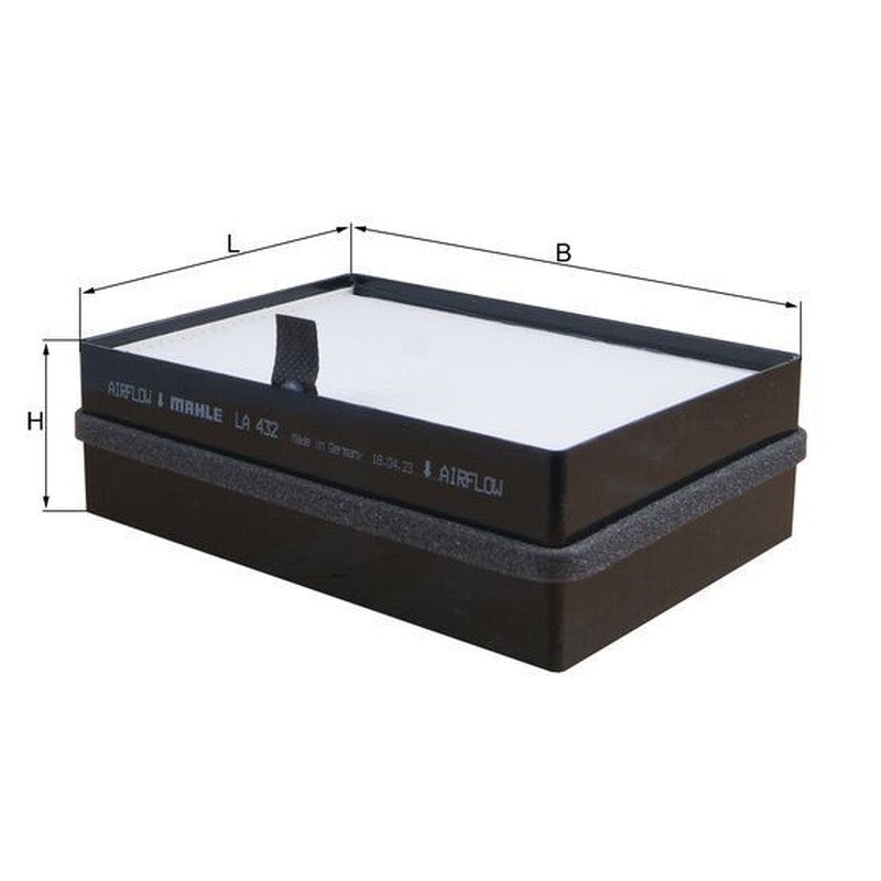 Filtru, aer habitaclu LA 432 MAHLE