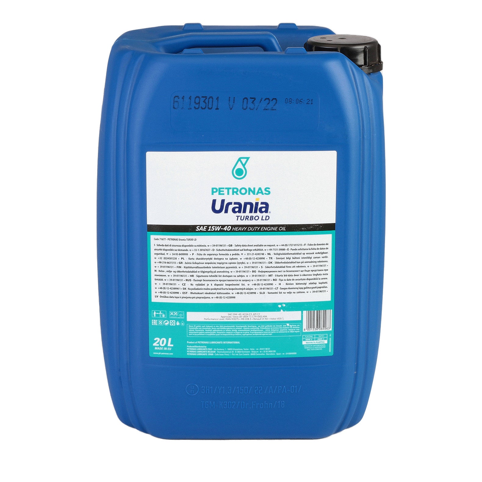 Ulei motor Urania Turbo LD 15W40 20L - 11427250