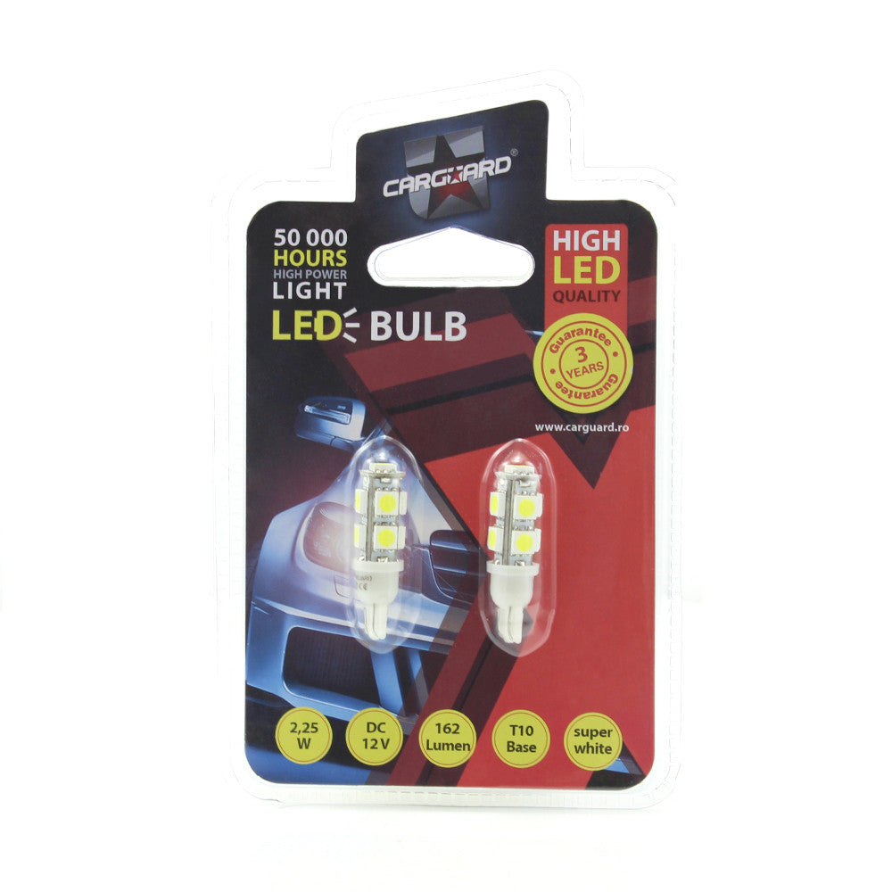 Bec MTR T10 12V 2.25W Set 2 buc Carguard - CLD007