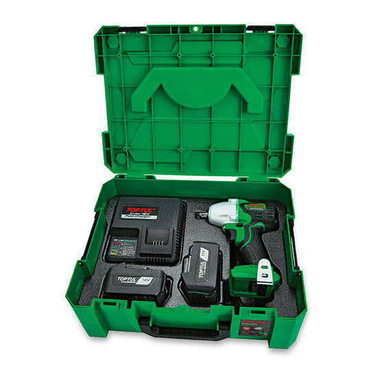 Masina de insurubat cu impact 3/8 brushless 385 Nm Toptul - KPA1237E