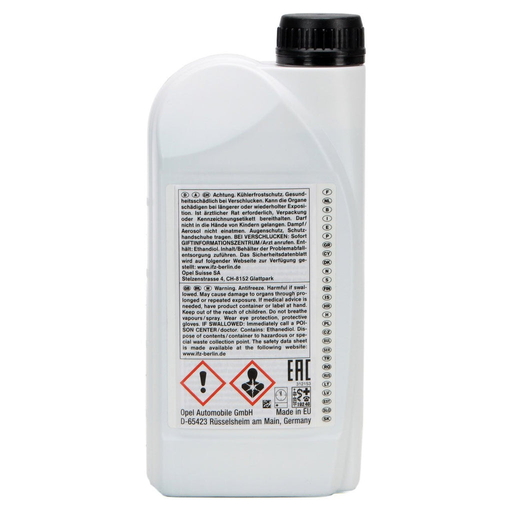 ANTIGEL CONCENTRAT ALBASTRU OPEL LONGLIFE 1L 95599870
