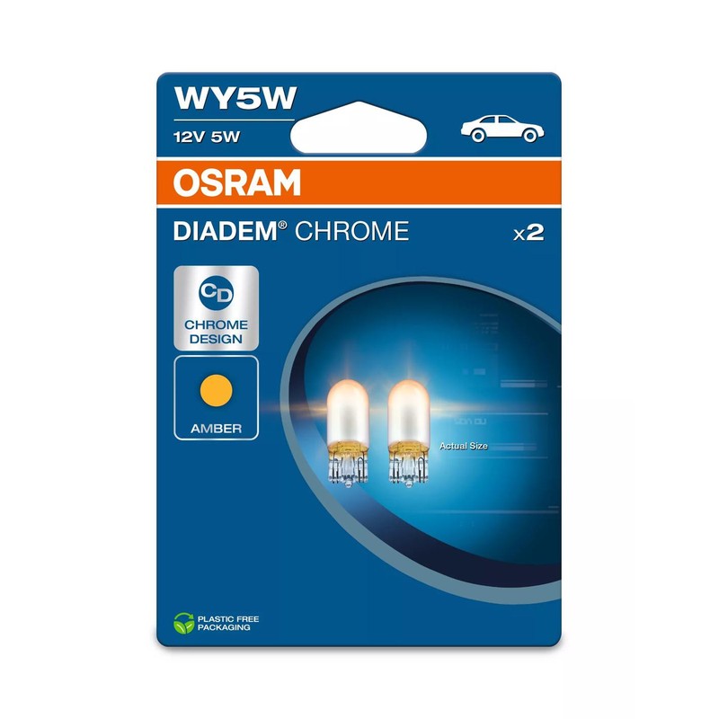 Bec Osram Diadem Chrome WY5W Set 2 buc - 2827DC2BL