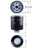 filtru combustibil KC 76 MAHLE
