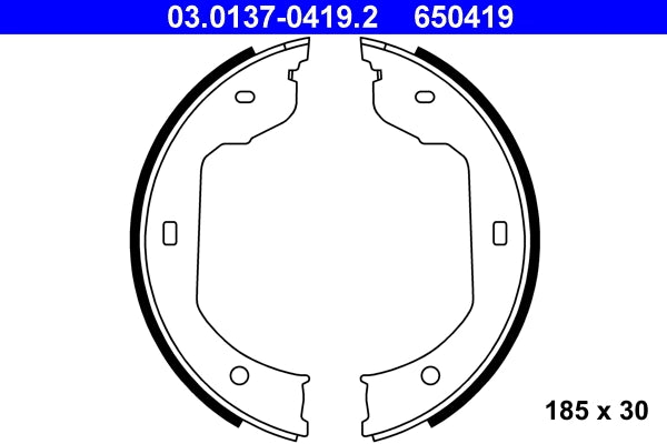 Set saboti frana de mana ATE 03.0137-0419.2