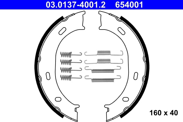 Set saboti frana de mana ATE 03.0137-4001.2