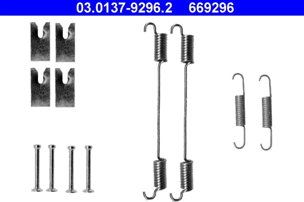 Kit accesorii saboti frana ATE 03.0137-9296.2