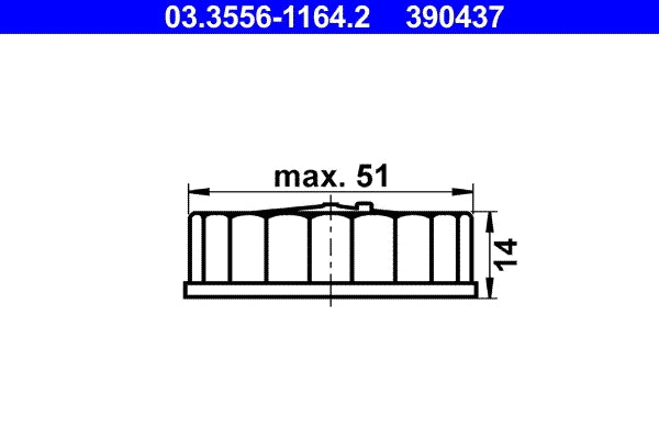 Frana ATE 03.3556-1164.2