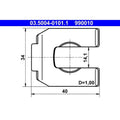 Suport, furtun frana 03.5004-0101.1 ATE