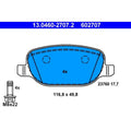 set placute frana,frana disc 13.0460-2707.2 ATE