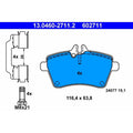 set placute frana,frana disc 13.0460-2711.2 ATE