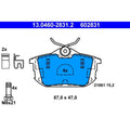 set placute frana,frana disc 13.0460-2831.2 ATE