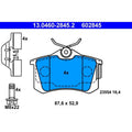 set placute frana,frana disc 13.0460-2845.2 ATE