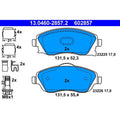 set placute frana,frana disc 13.0460-2857.2 ATE