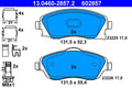 Set placute frana ATE 13.0460-2857.2