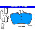 set placute frana,frana disc 13.0460-2885.2 ATE