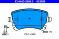 Set placute frana ATE 13.0460-2888.2