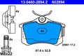 Set placute frana ATE 13.0460-2894.2