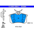 set placute frana,frana disc 13.0460-2984.2 ATE