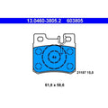set placute frana,frana disc 13.0460-3805.2 ATE