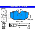 set placute frana,frana disc 13.0460-3821.2 ATE