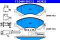 Set placute frana ATE 13.0460-3833.2