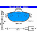 set placute frana,frana disc 13.0460-3838.2 ATE
