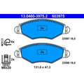 set placute frana,frana disc 13.0460-3975.2 ATE