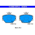 set placute frana,frana disc 13.0460-3979.2 ATE