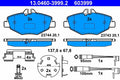 Set placute frana ATE 13.0460-3999.2
