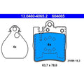 set placute frana,frana disc 13.0460-4065.2 ATE