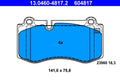 Set placute frana ATE 13.0460-4817.2