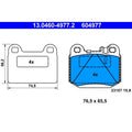 set placute frana,frana disc 13.0460-4977.2 ATE