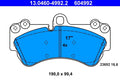 Set placute frana ATE 13.0460-4992.2