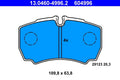 Set placute frana ATE 13.0460-4996.2