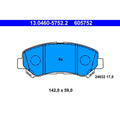 set placute frana,frana disc 13.0460-5752.2 ATE