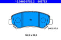 Set placute frana ATE 13.0460-5752.2