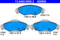 Set placute frana ATE 13.0460-5800.2