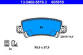 Set placute frana ATE 13.0460-5819.2